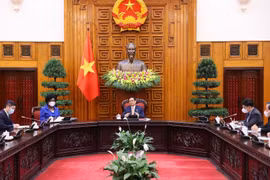 Thủ tướng Chính phủ Phạm Minh Chính tiếp bà Victoria Kwakwa, Phó Chủ tịch Ngân hàng Thế giới. (World Bank. (Ảnh: Dương Giang/TTXVN) 