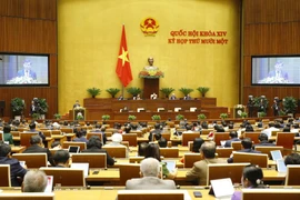 [Photo] Quốc hội nghe trình bày báo cáo công tác nhiệm kỳ 2016-2021