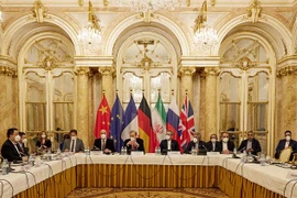 Toàn cảnh vòng đàm phán nhằm khôi phục thỏa thuận hạt nhân Iran tại Vienna, Áo ngày 9/12/2021. (Ảnh: AFP/TTXVN) 