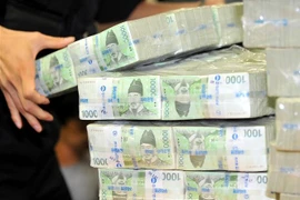 Đồng won của Hàn Quốc. (Ảnh: AFP/TTXVN)