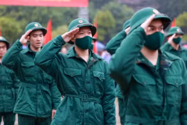 Về chất lượng tuyển chọn, gọi công dân nhập ngũ, năm 2024, thành phố Hà Nội được giao chỉ tiêu 3.700 công dân (tăng 200 công dân so với năm 2023). (Ảnh: Minh Sơn/Vietnam+)
