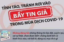 [Infographics] Tỉnh táo, tránh rơi vào bẫy tin giả trong mùa dịch