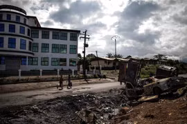 Hiện trường một vụ tấn công ở Cameroon. (Nguồn: AFP/TTXVN) 