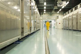 Bên trong cơ sở hạt nhân Fordow của Iran tại thành phố Qom. (Nguồn: AFP/TTXVN) 