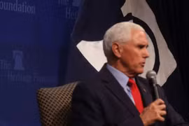 ​Cựu Phó Tổng thống Mỹ Mike Pence. (Nguồn: Reuters) 