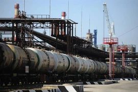 Một cơ sở lọc dầu của Tập đoàn Gazprom, Nga. (Ảnh: TASS/TTXVN) 