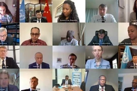 Các đại biểu tại một phiên họp của Hội đồng Bảo an. (Nguồn: TTXVN) 