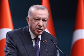 Tổng thống Thổ Nhĩ Kỳ Recep Tayyip Erdogan. (Ảnh: AFP/TTXVN) 