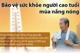 [Infographics] Người cao tuổi nên làm gì để bảo vệ sức khỏe mùa nóng?