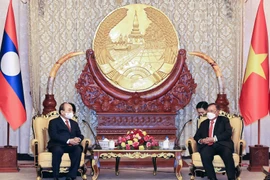 [Photo] Những hoạt động của Chủ tịch nước Nguyễn Xuân Phúc tại Lào