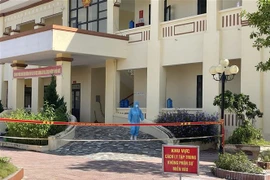 Một điểm cách ly tập trung ở Thanh Hóa. (Ảnh: Hoa Mai/TTXVN) 