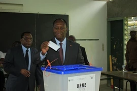 Tổng thống Bờ Biển Ngà Alassane Ouattara. (Nguồn: AFP/TTXVN) 