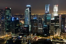 Các tòa nhà tại Singapore. (Ảnh: AFP/TTXVN)