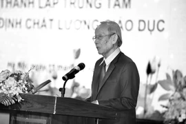 Nguyên Bộ trưởng Bộ Giáo dục và Đào tạo Trần Hồng Quân. (Nguồn: Báo Giáo dục Việt Nam)