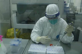 Xét nghiệm COVID-19. (Ảnh: Thanh Thương/TTXVN) 