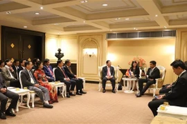 Quang cảnh buổi làm việc. (Ảnh: Đỗ Sinh/TTXVN)