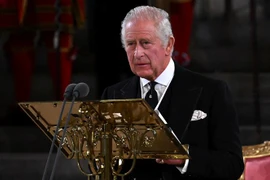 Nhà vua Anh Charles III. (Ảnh: AFP/TTXVN)