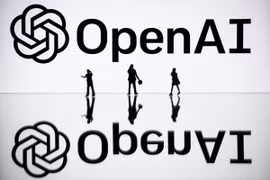 Biểu tượng OpenAI tại Mulhouse, Pháp, ngày 30/10/2023. (Ảnh: AFP/TTXVN)