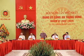 Tổng Bí thư Nguyễn Phú Trọng phát biểu tại buổi lễ. (Ảnh: Trí Dũng/TTXVN) 