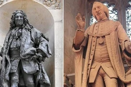 Anh di dời tượng hai nhân vật lịch sử liên quan tới chế độ nô lệ