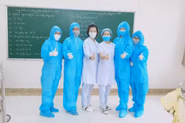 Sinh viên Trường Cao đẳng Y tế Quảng Ninh đã sẵn sàng tham gia phòng chống đại dịch. (Nguồn: cdytquangninh.edu.vn) 