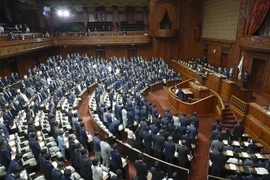 Toàn cảnh một phiên họp Hạ viện Nhật Bản tại thủ đô Tokyo. (Ảnh: Kyodo/TTXVN)