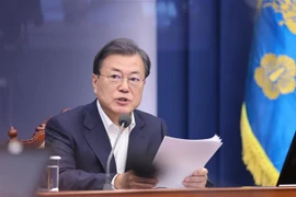 Tổng thống Hàn Quốc Moon Jae-in. (Nguồn: Yonhap/TTXVN) 