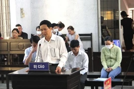 Bị cáo Trịnh Quang Trí nói lời sau cùng tại phiên tòa. (Nguồn: Báo Pháp luật Thành phố Hồ Chí Minh)