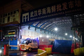 Chợ hải sản Hoa Nam ở Vũ Hán, tỉnh Hồ Bắc, Trung Quốc. (Nguồn: AFP/TTXVN) 
