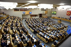 Toàn cảnh một phiên họp của của Duma Quốc gia (Hạ viện) Nga tại Moskva. (Nguồn: AFP/TTXVN) 