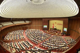 Quang cảnh phiên khai mạc Kỳ họp bất thường lần thứ hai, Quốc hội khóa XV. (Ảnh: Doãn Tấn/TTXVN)