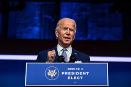 Tổng thống Mỹ đắc cử Joe Biden phát biểu tại Wilmington, Delaware, ngày 24/11/2020. (Nguồn: AFP/TTXVN) 