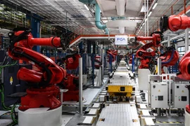 Nhà máy của Fiat Chrysler tại Turin, Italy, ngày 11/7/2019. (Nguồn: AFP/TTXVN) 