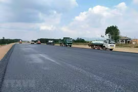 Tổng chiều dài cao tốc khoảng 60,24km, đi qua địa bàn các huyện: Thống Nhất, Xuân Lộc, Định Quán, Tân Phú, tỉnh Đồng Nai. (Nguồn: TTXVN)