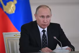 Tổng thống Nga Vladimir Putin. (Nguồn: AFP/TTXVN) 