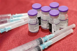 Vaccine phòng COVID-19 của Pfizer-BioNTech. (Ảnh: AFP/TTXVN)