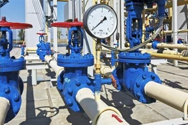 Hệ thống đường ống dẫn khí đốt của Tập đoàn Gazprom (Nga). (Ảnh: EPA/TTXVN) 
