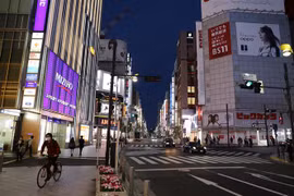 Quang cảnh đường phố tại Tokyo, Nhật Bản ngày 14/5/2020. (Nguồn: THX/TTXVN) 
