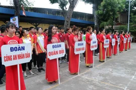 Quang cảnh lễ khai mạc. (Ảnh: Hoàng Ngọc/TTXVN) 