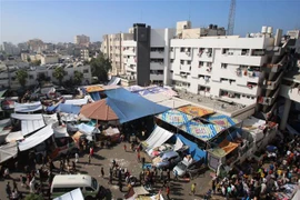 Bệnh viện Al-Shifa ở Gaza, ngày 7/11/2023. (Ảnh: AFP/TTXVN)