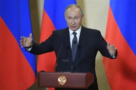 Tổng thống Nga Vladimir Putin. (Nguồn: AFP/TTXVN) 