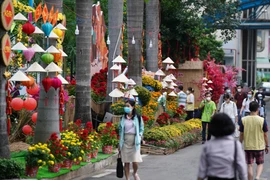 [Photo] Khai mạc Đường hoa Xuân Tết 2022 tại Bệnh viện Chợ Rẫy