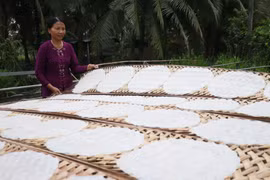[Photo] Làng nghề làm bánh, mứt ở Bến Tre nhộn nhịp trong dịp Tết