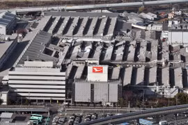 Nhà máy của hãng ôtô Daihatsu tại Ikeda, Osaka, Nhật Bản. (Ảnh: Kyodo/TTXVN)