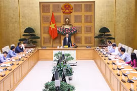Phó Thủ tướng Trần Hồng Hà phát biểu. (Ảnh: Văn Điệp/TTXVN)