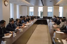 Toàn cảnh buổi làm việc của Đoàn công tác SSC với Lãnh đạo và các đơn vị chuyên môn của JICA. (Nguồn: SSC)