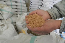 Một nhà kho lúa mỳ tại Hasbaya, nam Liban, ngày 28/2/2022. (Ảnh: THX/TTXVN) 