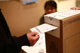Cử tri Argentina đã đi bỏ phiếu bầu người lãnh đạo đất nước nhiệm kỳ 2023-2027. (Nguồn: Reuters)