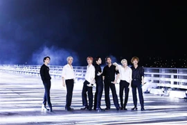 Các thành viên nhóm nhạc BTS. (Ảnh: Yonhap/TTXVN) 