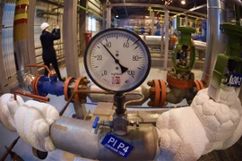 Một trạm bơm khí đốt của giếng dầu khí Bovanenkovo ở Bán đảo Yamal, cực Bắc thuộc Nga. (Ảnh: AFP/TTXVN) 